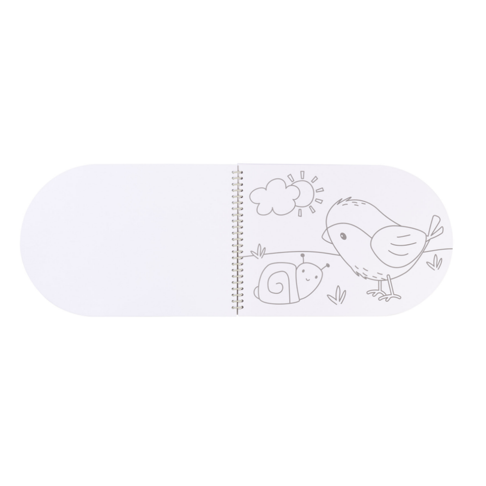 Verfboek met vier kleuren - Little Dutch