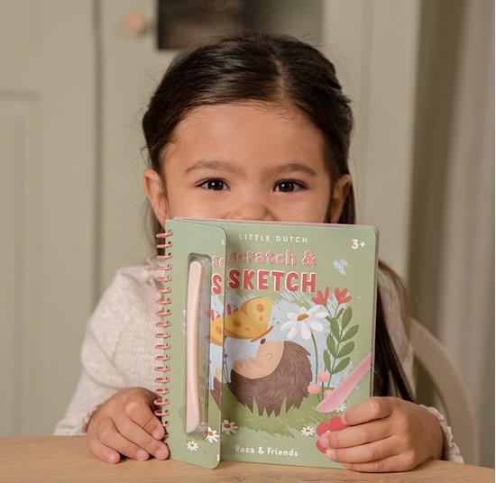 Krasboek Rosa & Friends - Little Dutch