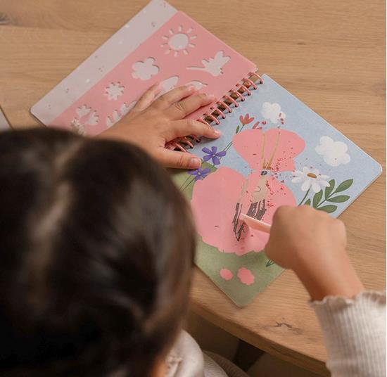 Krasboek Rosa & Friends - Little Dutch