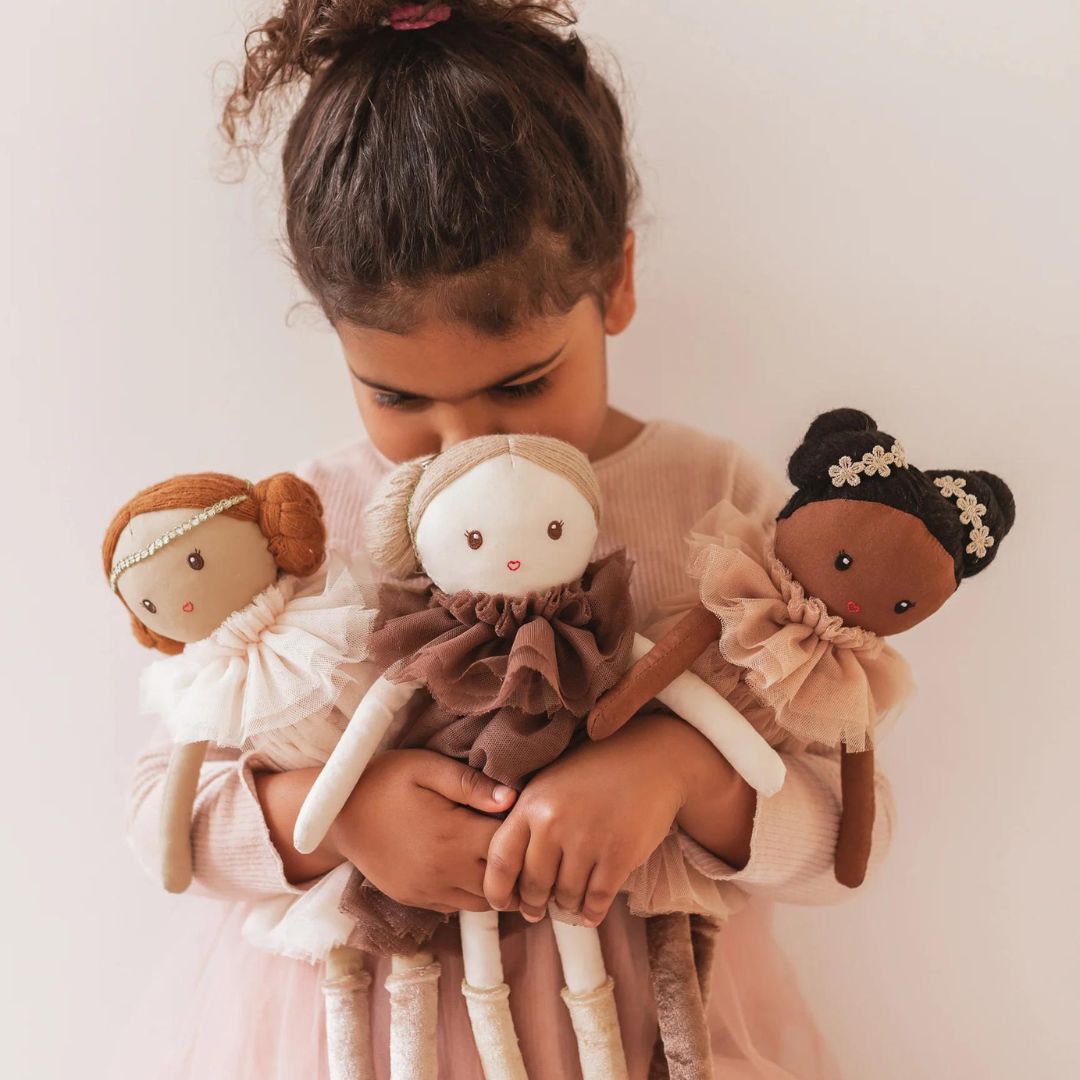 Dollies Handgemaakte pop Lilly Toots 35 cm - Mrs. Ertha