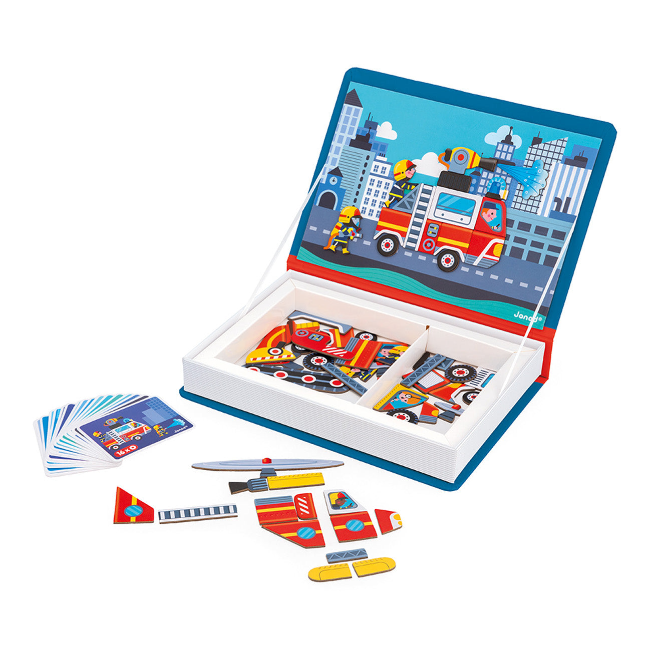 Janod - Magnetibook Brandweer