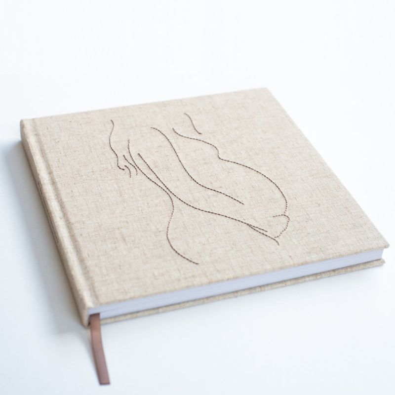 Leukigheidjes - Zwangerschapsinvulboek linnen naturel