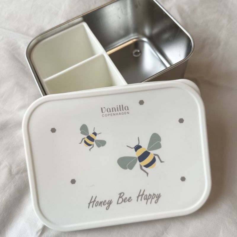 vanilla copenhagen lunchbox rvs stainless steel lunchbox broodtrommel vakjes bpa-vrij siliconen eten brood fruit basisschool peuterspeelzaal outlet sale