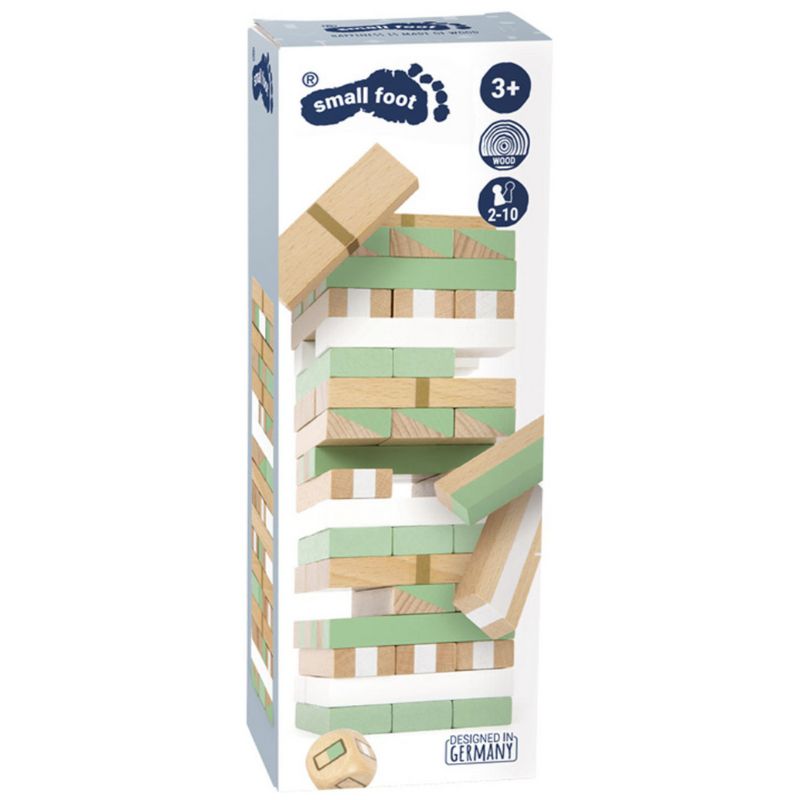 smallfoot small foot jenga houten blokken spelen omgooien goud spel kleuters basisschool speelgoed spelletjes samen gouden editie 