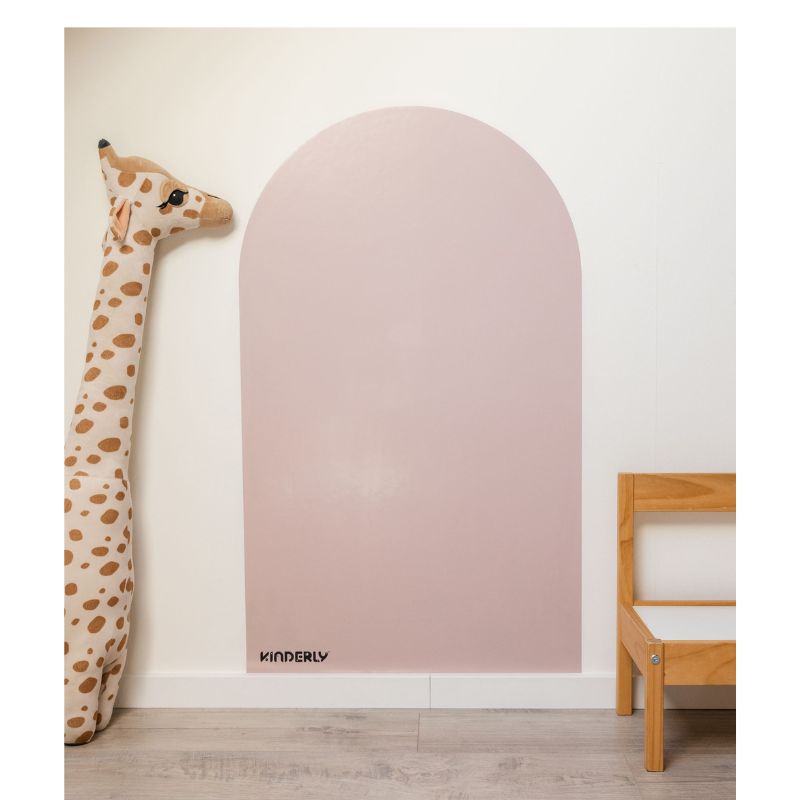 Kinderlybaby magnetisch behang muursticker magnetische poster kinderkamer blush roze pink magneten connetix magnetiles cleverclixx rose spelen kinderkamer speelkamer 