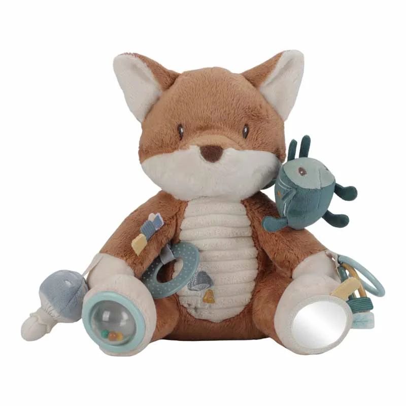 little dutch forest friends vos activiteitenknuffel knuffel spelen speeltjes ringen bijtringen spiegel speelknuffel baby dreumes babytje spelenderwijs leren sale google bing 