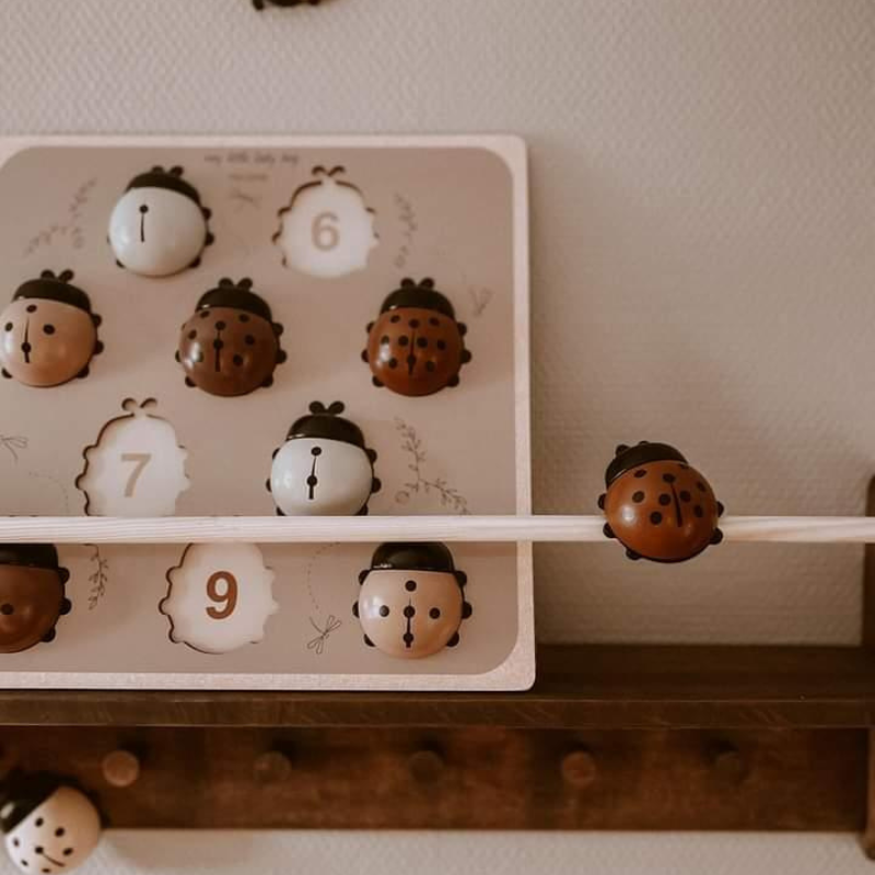 Mrs Ertha - My Ladies - Houten lieveheersbeestje tel puzzel