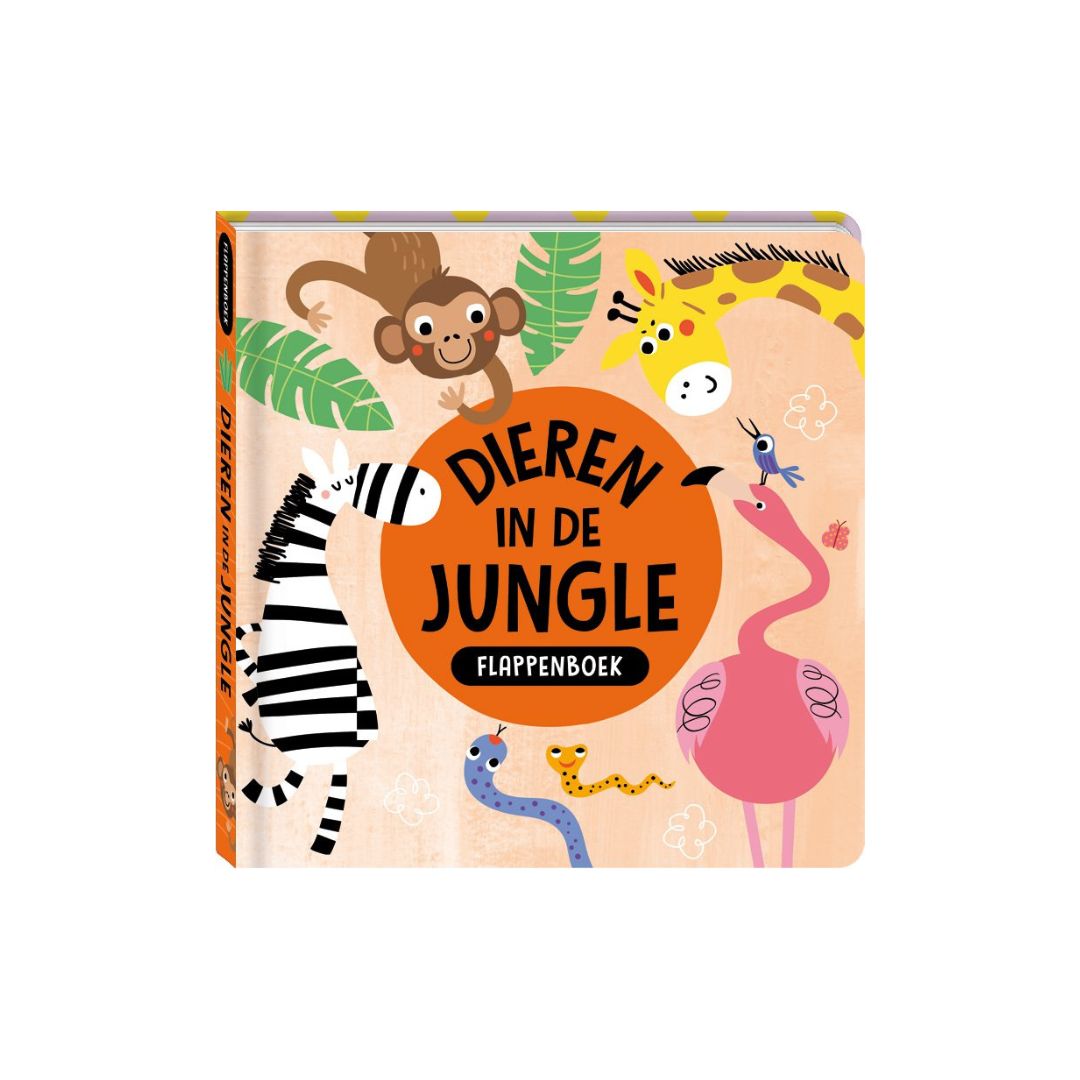 Flappenboek - Dieren in de Jungle