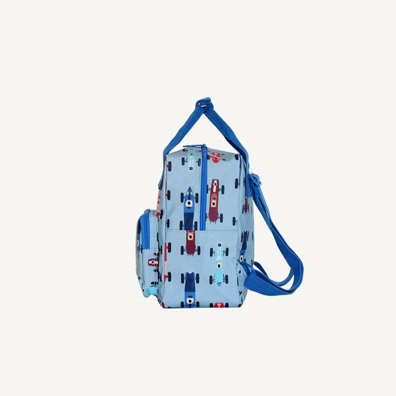 Studio Ditte - Rugtas Small - Race Cars Blue