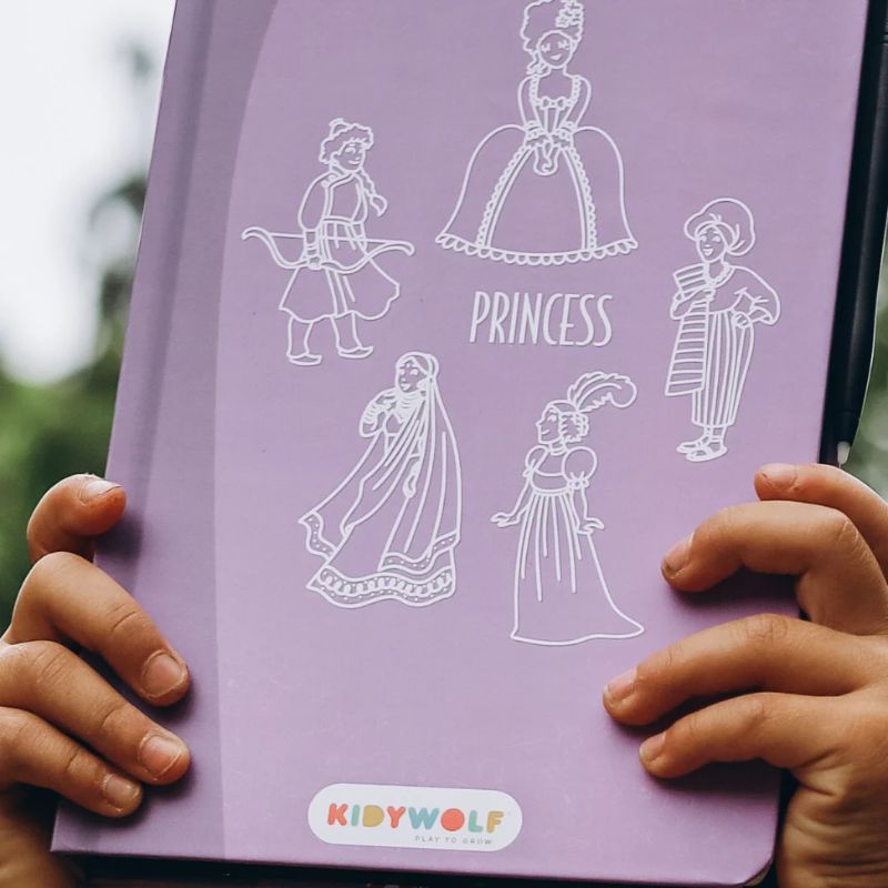 Kidywolf KIDYDRAW-MINI tekenbord tablet - Prinsessen