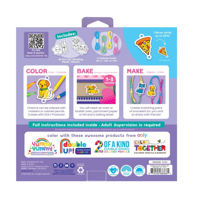 Ooly - Shrink-its! D.I.Y. Shrink Art Bracelets Kit - Bff