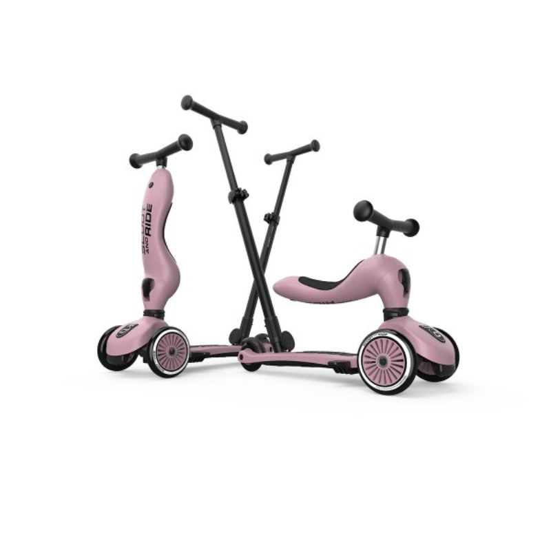 Scoot and Ride highway kick 1 push and go duwstang step loopfiets spelen steppen fietsen peuter kleuter duwen buiten spelen sale goedkoop google bing instagram roze meisje jongen neutraal littleconceptstore