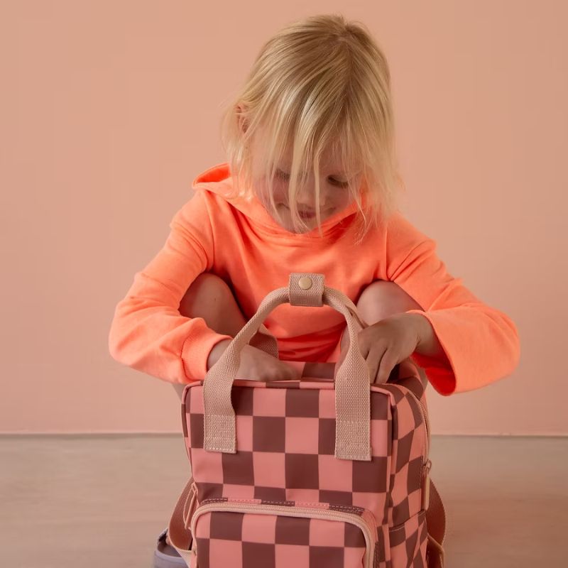 Studio Ditte - Rugtas Small - Checkerboard Pink
