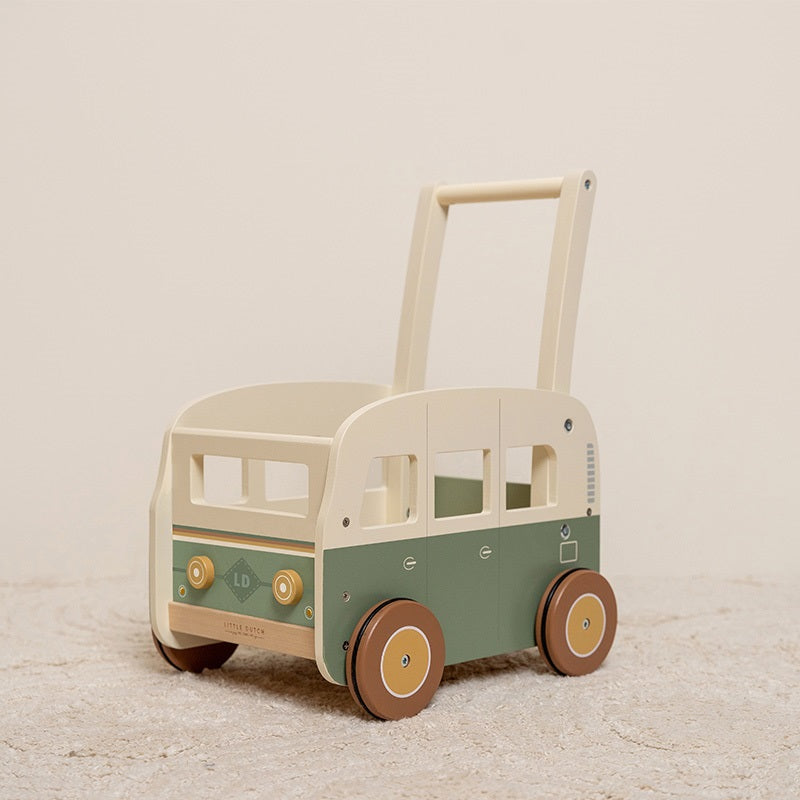Houten Loopwagen Vintage - Little Dutch