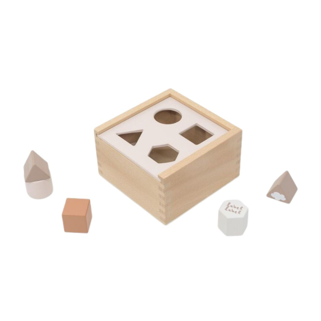 Houten Vormenstoof Nougat Label Label