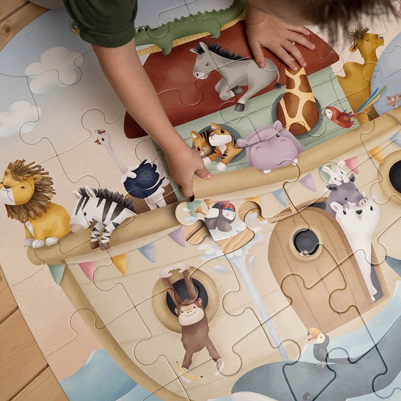 Vloerpuzzel XL Ark van Noach - Little Dutch