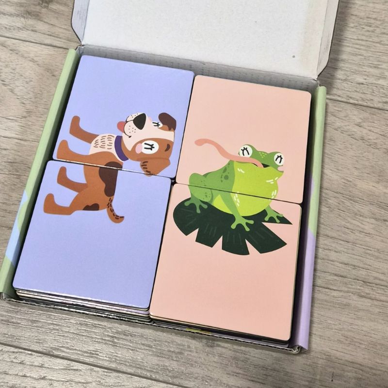 Kinderlybaby Magnetische tegels - Dieren puzzels magneten 40-delig