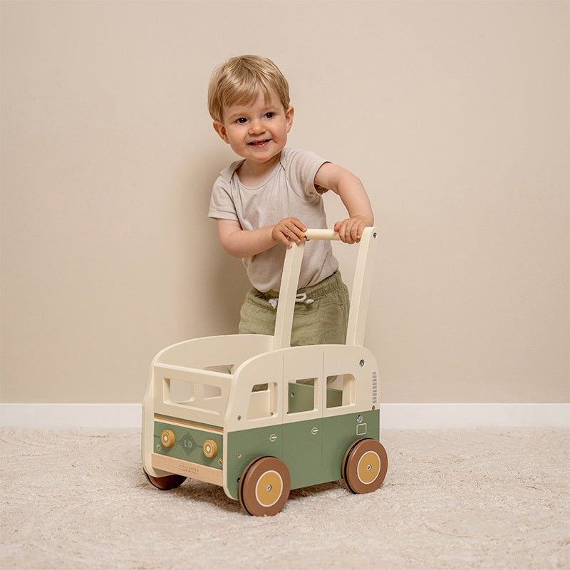 Houten Loopwagen Vintage - Little Dutch