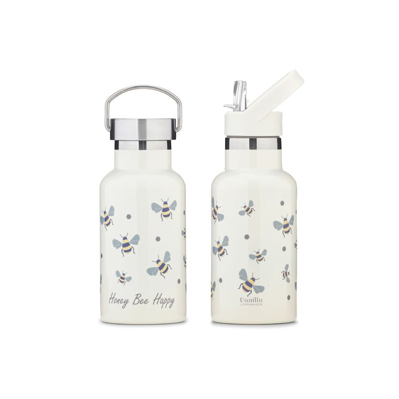 vanilla copenhagen lieveheerstbeestjes kevertjes ladybugs zomer thermosfles thermo drinkbeker lief rietjesbeker outlet sale bijen honeybee bijtjes school baby peuterspeelzaal dagje weg spelen picknicken eten en drinken