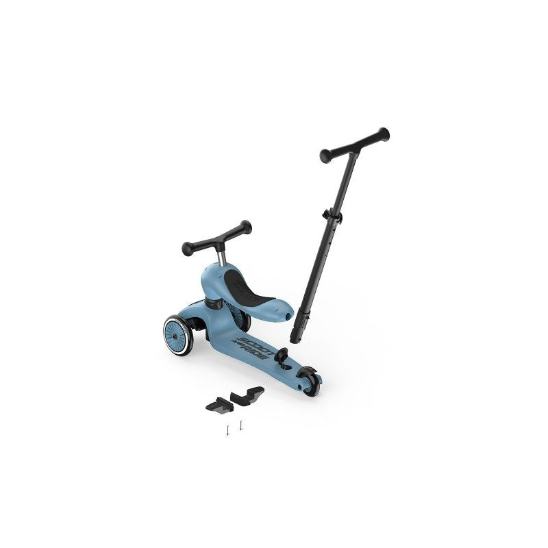 Scoot and Ride Highwaykick 1 - Push and Go - Loopfiets en step - Steel