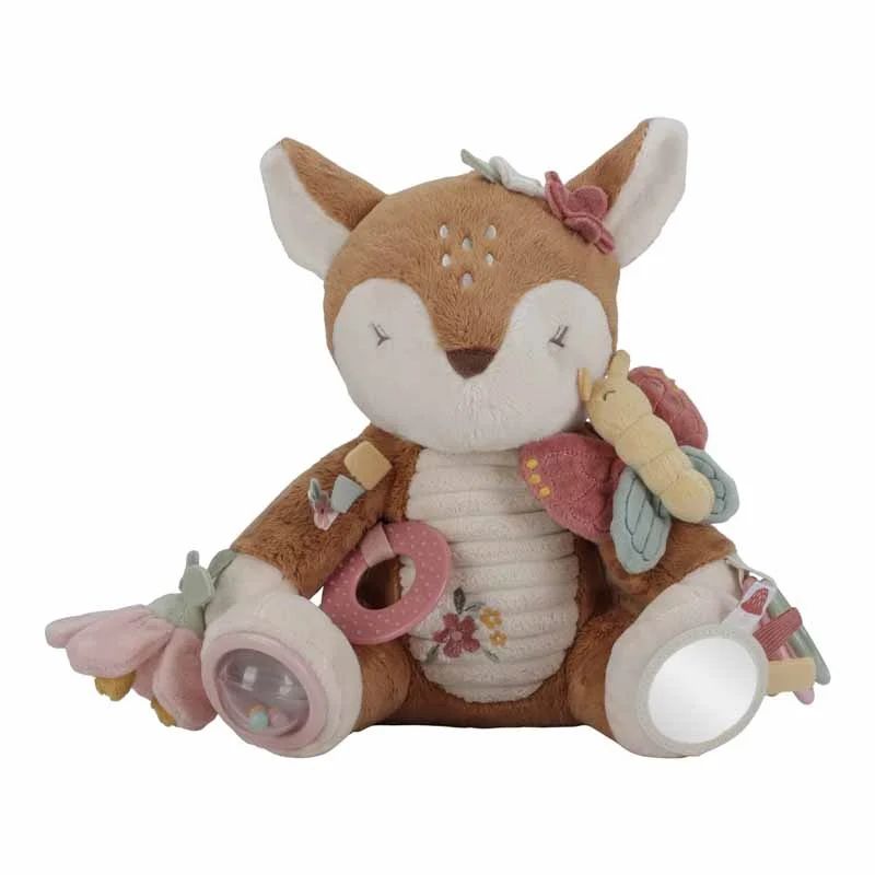 little dutch ld  fairy garden hert hertje activiteitenknuffel knuffel spelen speeltjes ringen bijtringen spiegel speelknuffel baby dreumes babytje spelenderwijs leren sale google bing goedkoop aanbieding