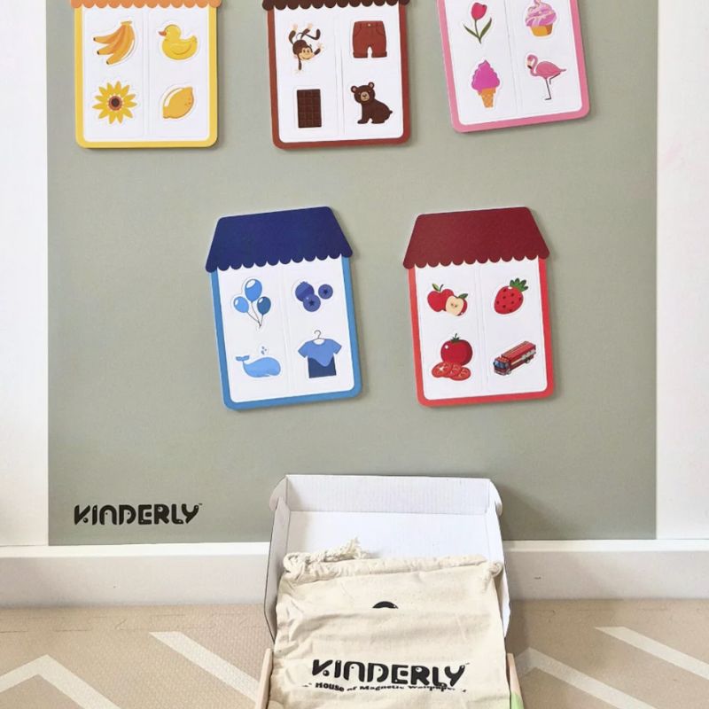 PRE-ORDER - Kinderlybaby - Magnetische Kleurenspel - 40-delig