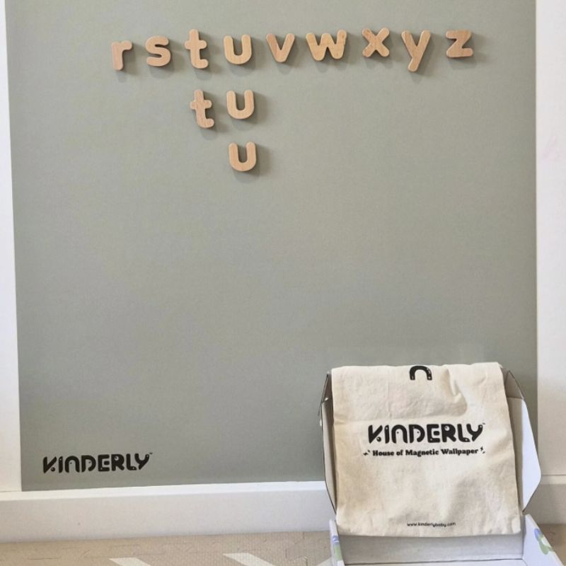 PRE-ORDER - Kinderlybaby - Magnetische Houten Alfabet - 36-delig