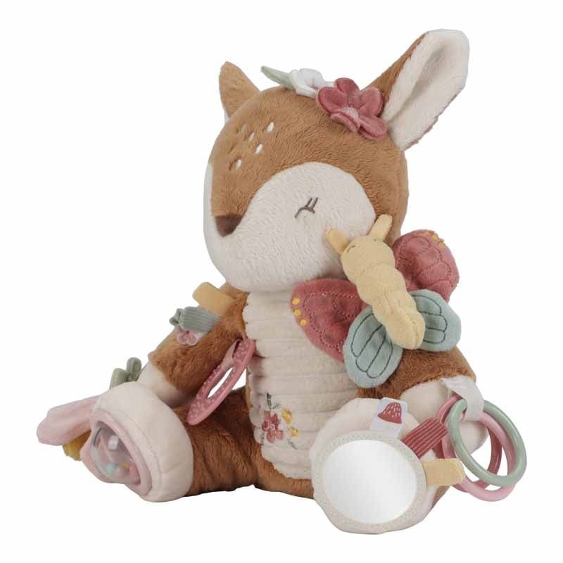 little dutch ld  fairy garden hert hertje activiteitenknuffel knuffel spelen speeltjes ringen bijtringen spiegel speelknuffel baby dreumes babytje spelenderwijs leren sale google bing goedkoop aanbieding