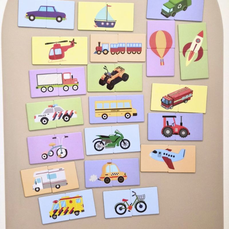 PRE-ORDER - Kinderlybaby - Magnetische Vervoerpuzzel- 40-delig