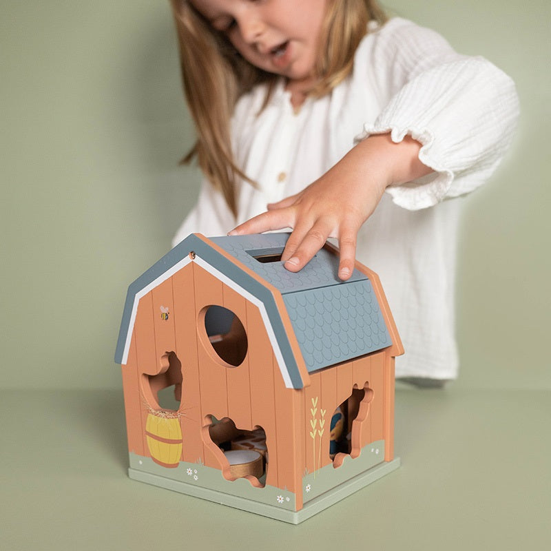 Houten vormenstoof Little Farm - Little Dutch