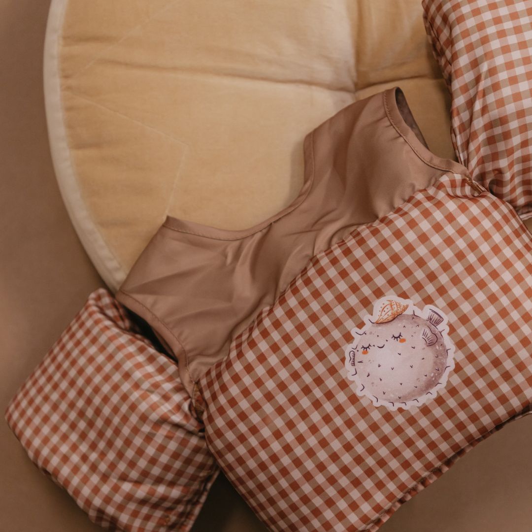 Mrs. Ertha Puddle Jumper Vintage Squares 2 - 6 jaar