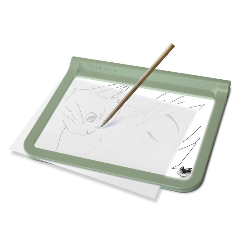 Kidywolf Kidydraw-pro tekenbord kinderen lichtgevend twee 2 kanten magnetisch bord overtrekken tekenen kleuren licht whiteboard whiteboard stiften fluoriserend speelgoed van het jaar google bing 