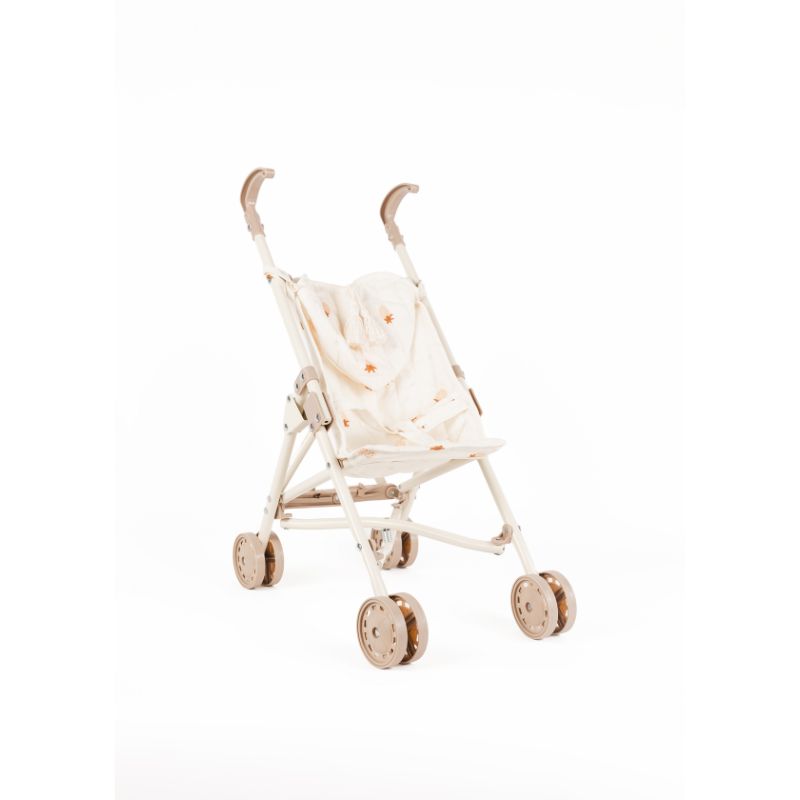 mrs ertha mrs. kinderwagen poppenwagen buggy poppenbuggy spelen poppen wandelen lopen pop strawberry aardbeitjes met tasje wieltjes inklapbaar