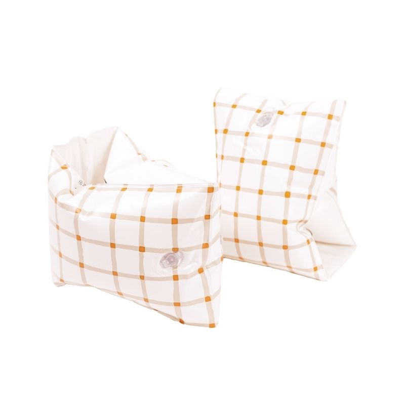 Mrs Ertha mrs. zwembandjes zwemvliezen armbanden zwemmen zwembad  inflatable armbands peuter kleuter 2 3 4 5 6 jaar 11 kg 12 13 14 15 16 17 18 19 20 21 22 23 24 25 26 27 28 29 30 organic squares rood wit jongens meisjes