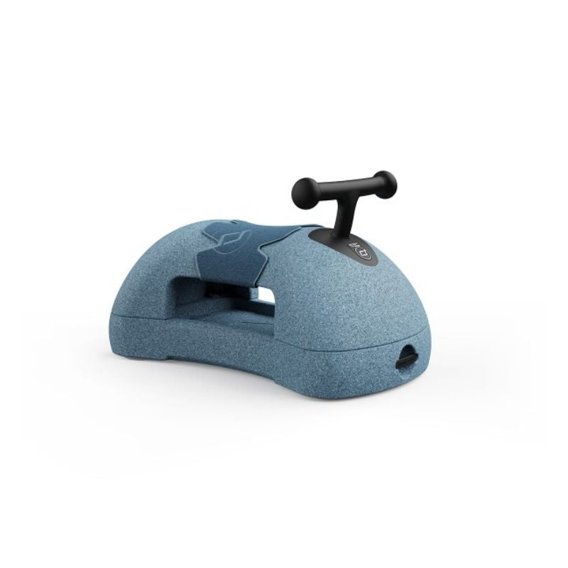 Scoot and ride my first steel 3 in 1 loopauto klimmen zitauto uit elkaar halen wieltjes schuiven baby 6 maanden dreumes peuter opbergbak 8 blauw opstaan leren lopen