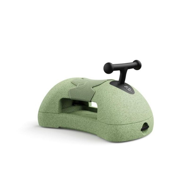 Scoot and ride my first steel 3 in 1 loopauto klimmen zitauto uit elkaar halen wieltjes schuiven baby 6 maanden dreumes peuter opbergbak olive speelgoed