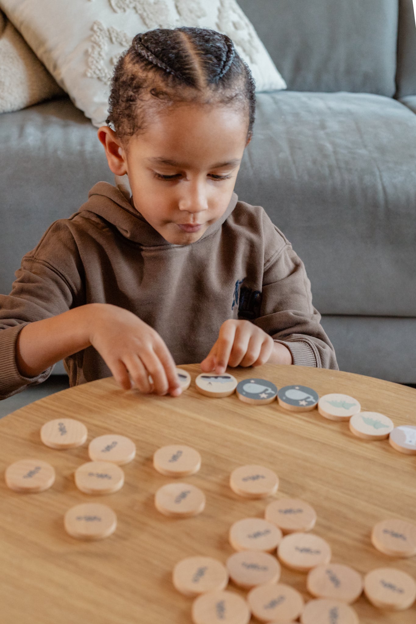 Houten memory spel Jungle dieren - Tryco