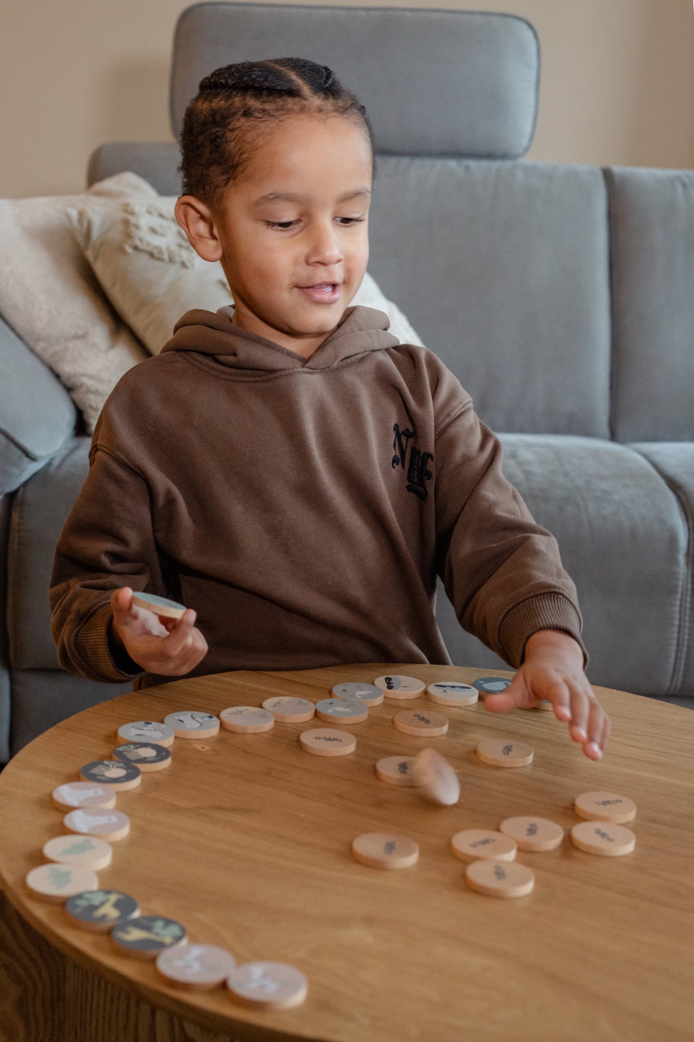 Houten memory spel Jungle dieren - Tryco