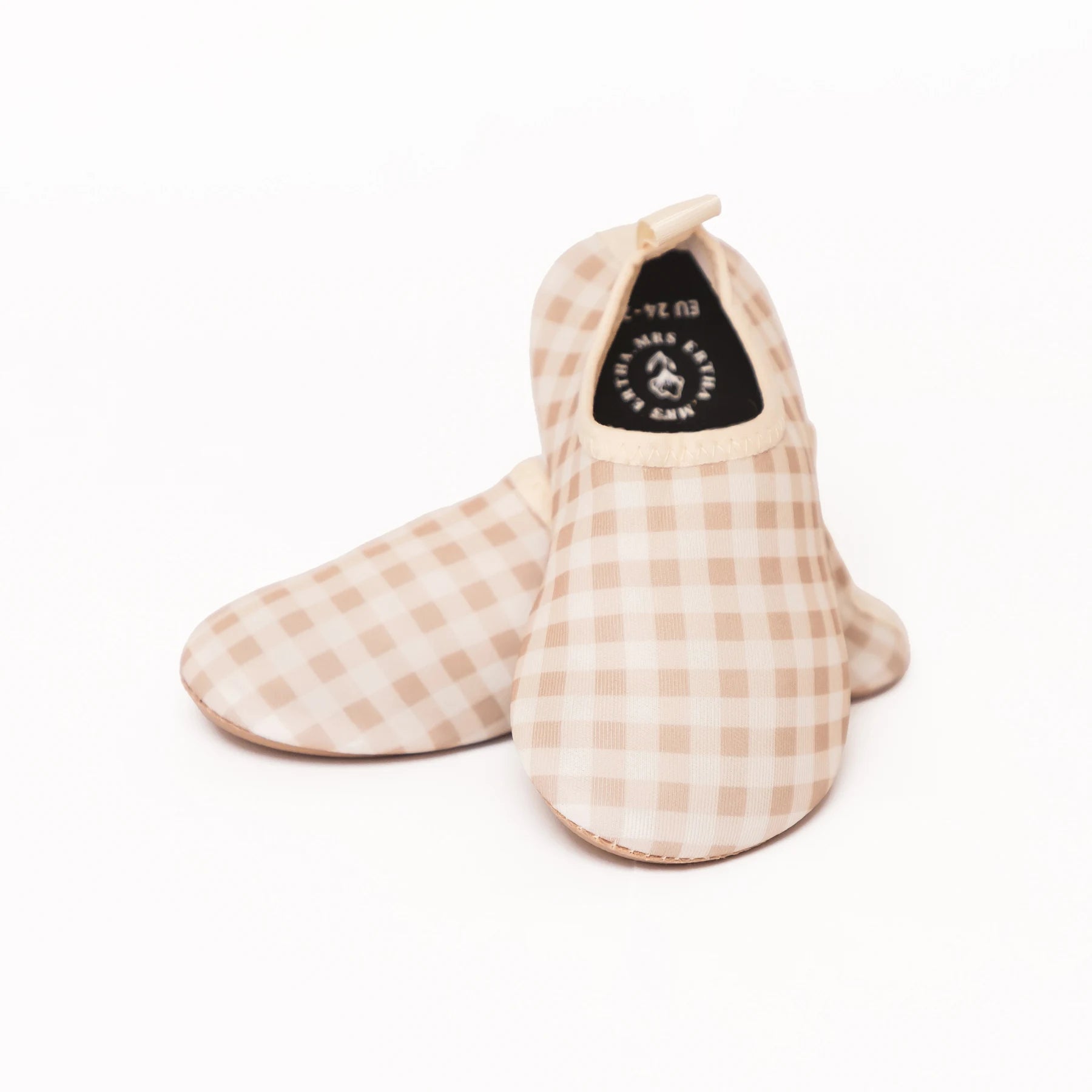 Antislip Zwemschoenen Vintage Squares - Mrs. Ertha - Mrs. Ertha - Kleding