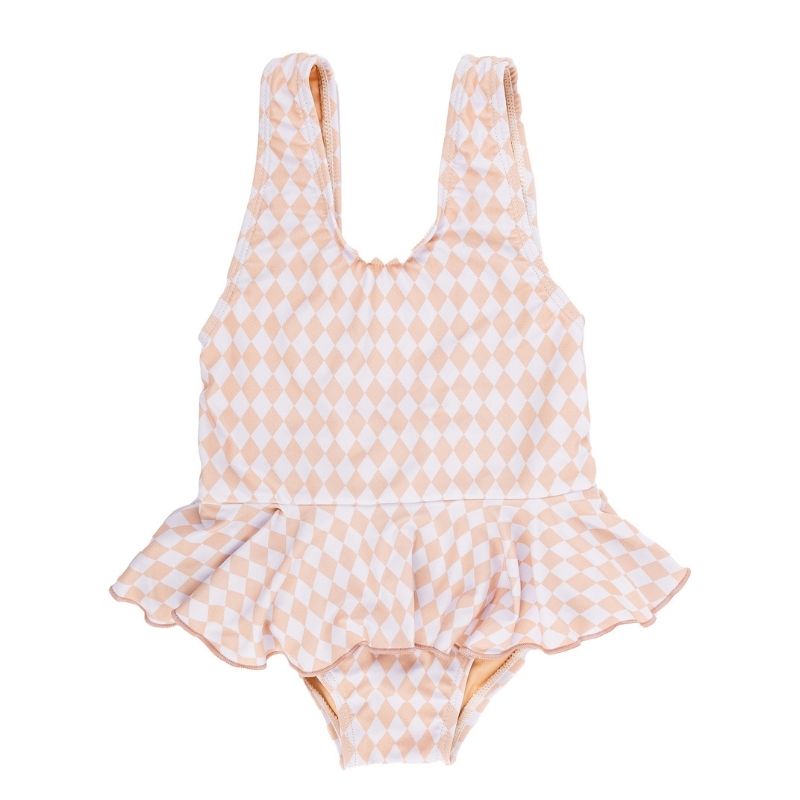 badpak mrs ertha Mrs. swimsuit marie zwempak zwemmen zwembad baby peuter kleuter speckled diamond bikini  lovely roots almelo hart hartjes  magic garden bloemen bloemetjes 3 geel wit