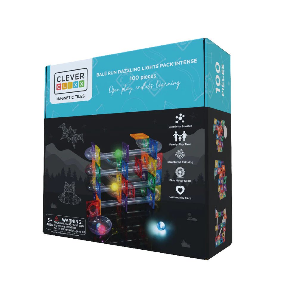 Cleverclixx Ball Run Dazzling Lights Pack Intense 100 stuks - Cleverclixx - Spelen