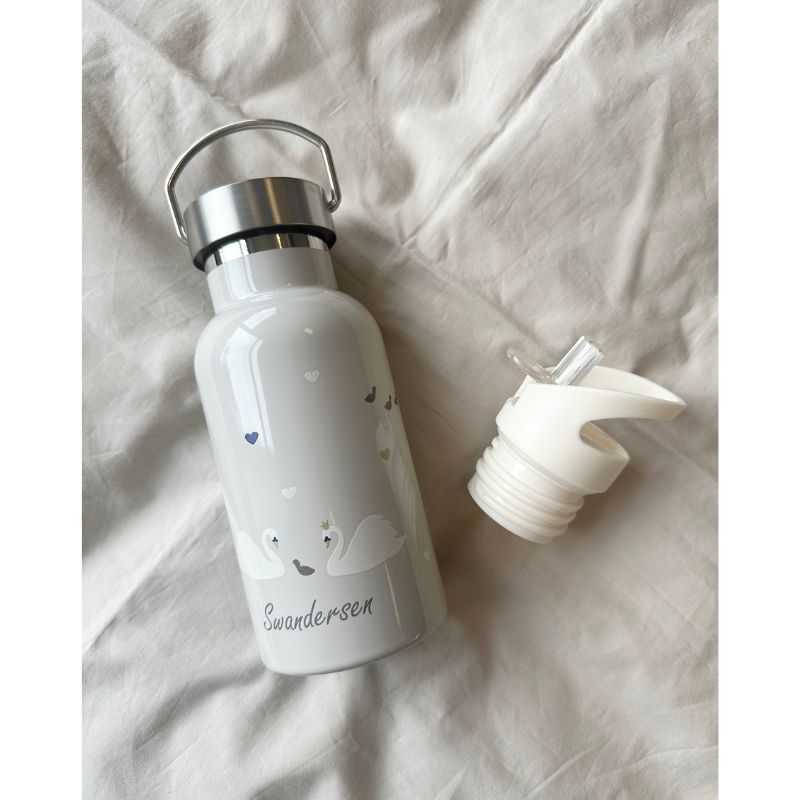 vanilla copenhagen drinking bottle termo thermofles swanderson koud warm drinken sillicone rietje draaidop drinken drinkfles stainless steel leakproof rietjesbeker babythermo