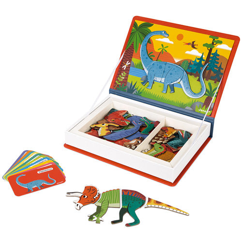 Janod - Magnetibook Dinosaurussen