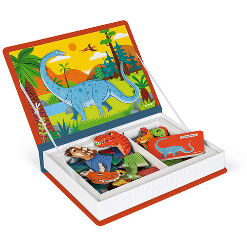 Janod - Magnetibook Dinosaurussen