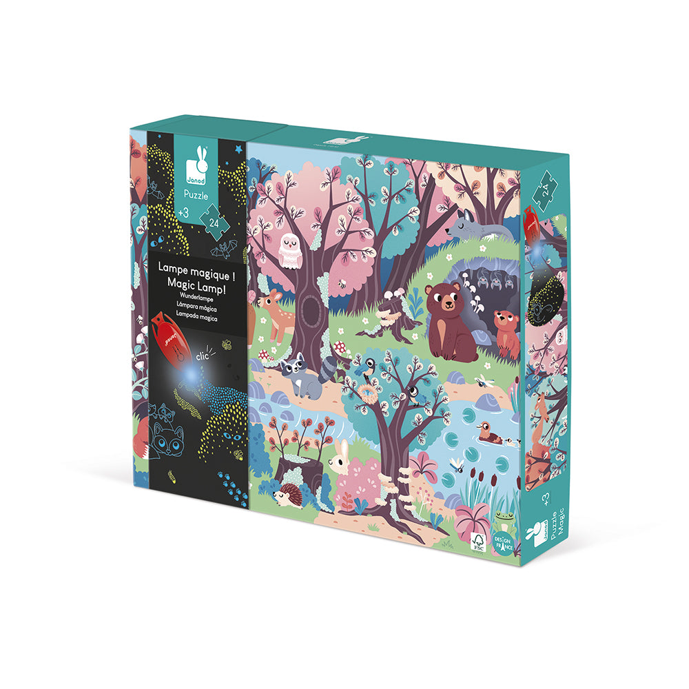 Janod - Magische Puzzel Het Bos - 24 stukjes