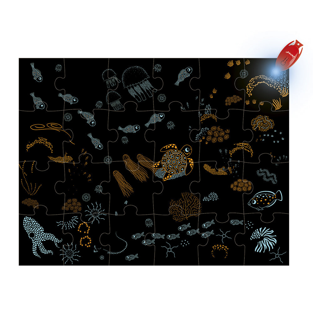 Janod - Magische Puzzel De Oceaan - 24 stukjes