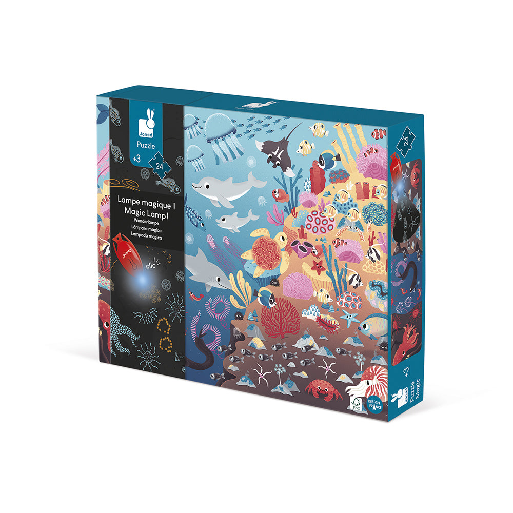 Janod - Magische Puzzel De Oceaan - 24 stukjes