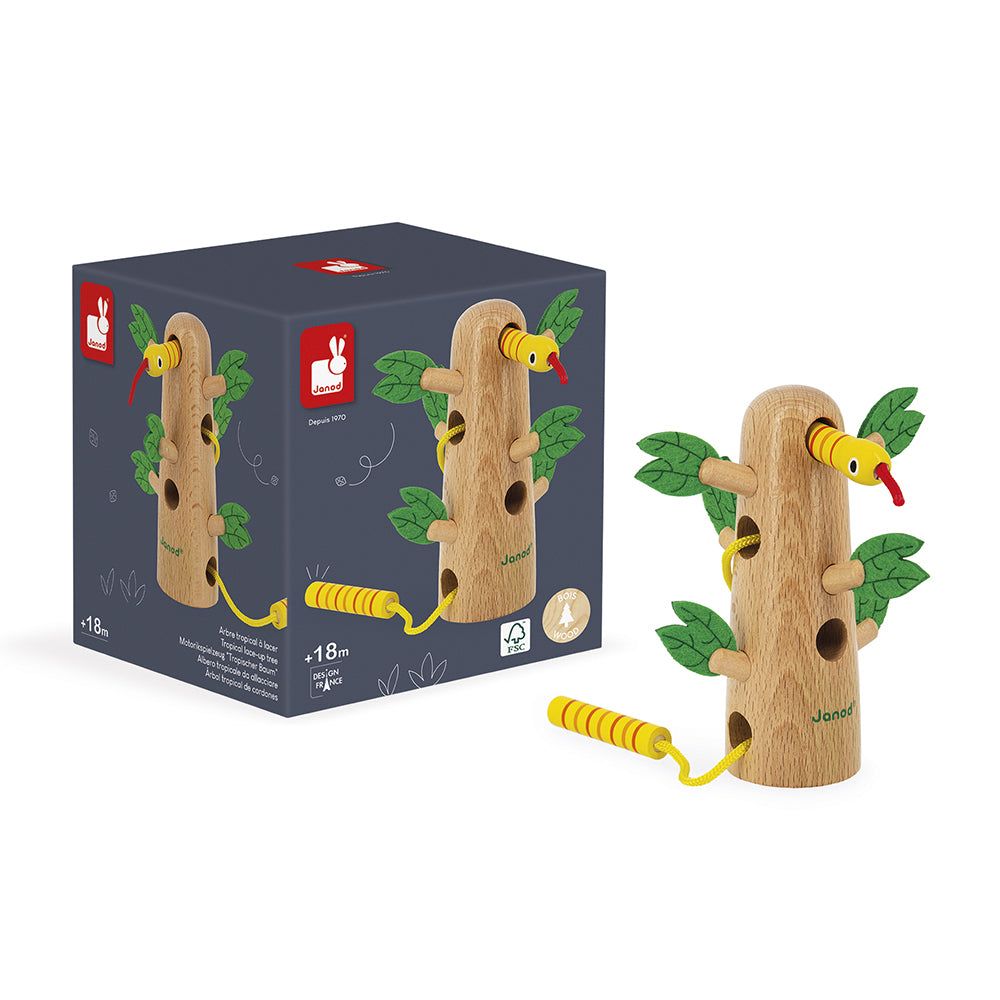 Janod - Houten Rijgspel boom