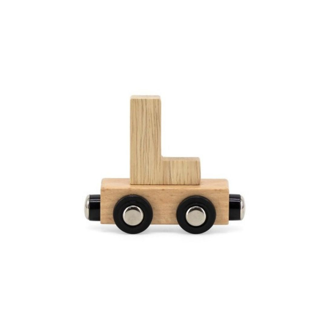 Tryco houten lettertreintje naturel