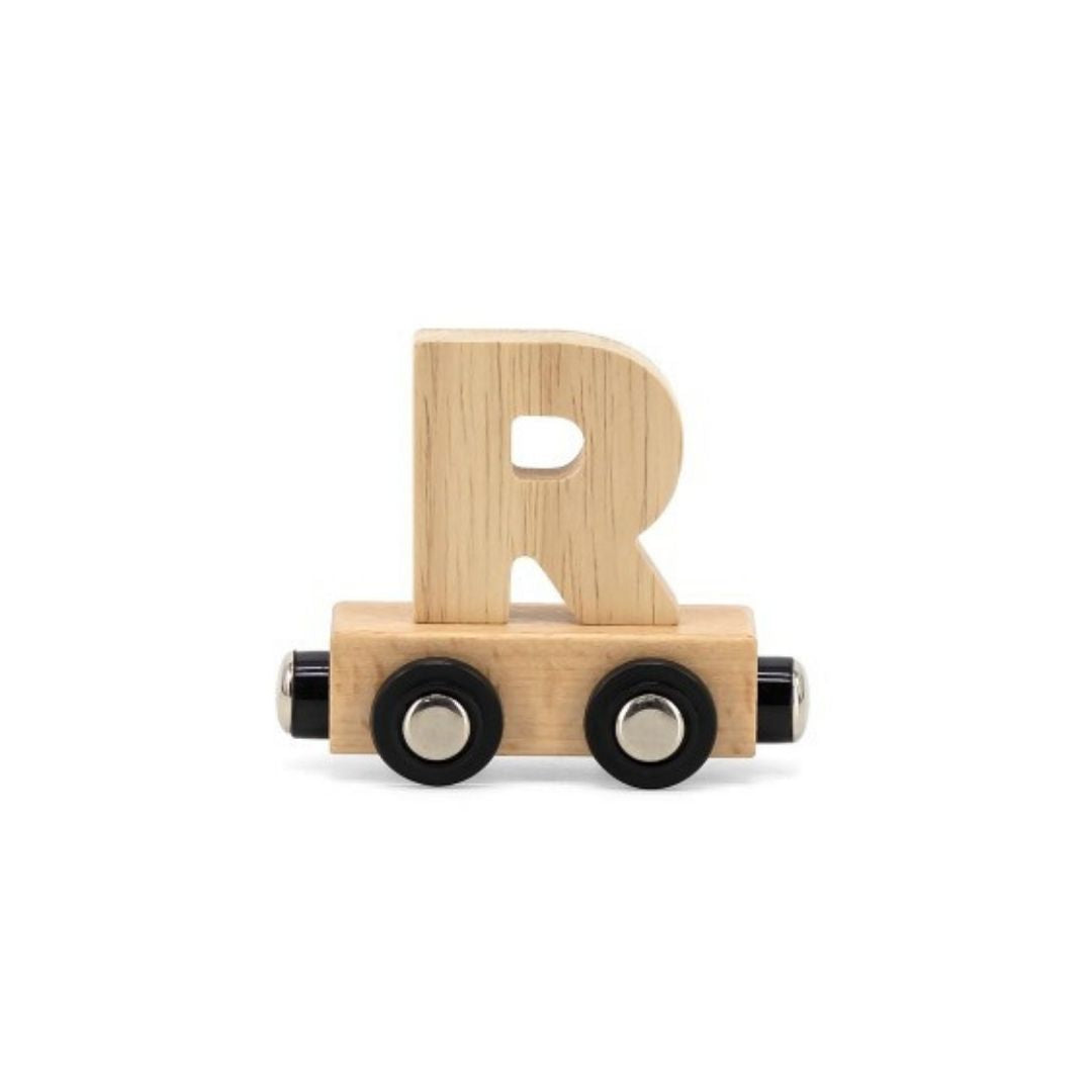Tryco houten lettertreintje naturel